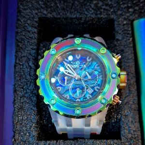 Invicta Subaqua 34161 Men’s Chronograph Watch Gift Set – Iridescent Finish